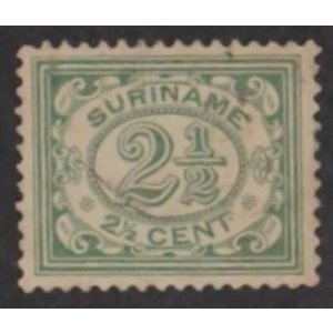 NVPH -    73, Timbre (Suriname), Émis dans les années:  1913-1931, Oblitéré (U)