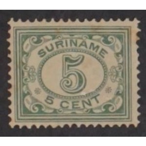 NVPH -    78, Postage stamp (Suriname), Issued in the years:  1913-1931, Mint Hinghed (MH)