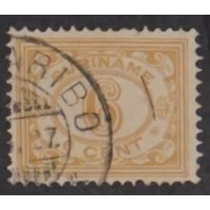 NVPH -    80, Postage stamp (Suriname), Issued in the years:  1913-1931, Used (U)