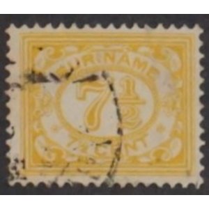NVPH -    84, Postage stamp (Suriname), Issued in the years:  1913-1931, Used (U)