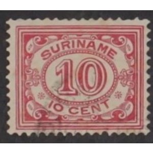 NVPH -    86, Timbre (Suriname), Émis dans les années:  1913-1931, Oblitéré (U)