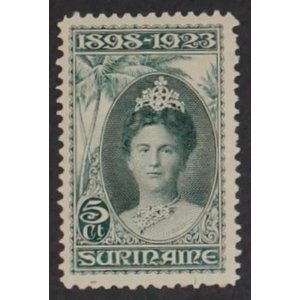 NVPH -   104, Postzegel (Suriname), Uitgegeven in het jaar:  1923, Gestempeld (U)