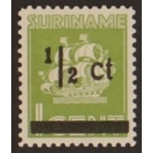 NVPH -   210, Postzegel (Suriname), Uitgegeven in het jaar:  1945, Ongebruikt (MH)