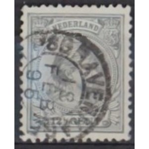 NVPH -    38, Postage stamp (Netherlands), Issued in the years:  1891-1894, Used (U)