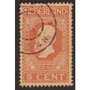 NVPH -    92, Postage stamp (Netherlands), Issued in the year:  1913, Used (U)