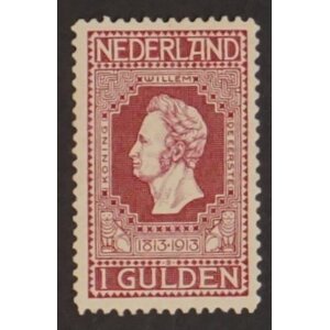 NVPH -    98a, Postzegel (Nederland), Uitgegeven in het jaar:  1913, Ongebruikt (MH) - Plaatfout 98AP  - Attest