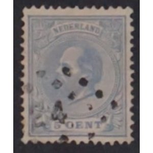 NVPH -    19, Postzegel (Nederland), Uitgegeven in de jaren:  1872-1888, Gestempeld (U)
