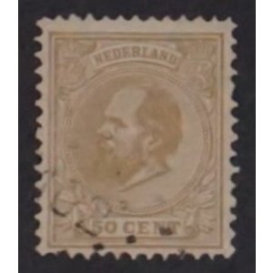 NVPH -    27, Postzegel (Nederland), Uitgegeven in de jaren:  1872-1888, Gestempeld (U)