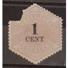 NVPH - TG. 1, Telegramzegel, Uitgegeven in het jaar:  1879, Ongebruikt (MH)