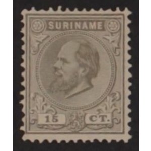 NVPH -     8, Briefmarke (Surinam), Ausgegeben in den Jahren:  1873-1889, Ungebraucht (MH)