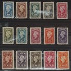 NVPH -   229-243, Postzegels (Suriname), Uitgegeven in het jaar:  1945, Postfris (MNH)