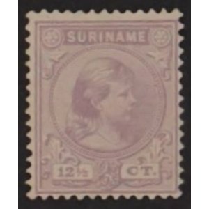 NVPH -    24, Postzegel (Suriname), Uitgegeven in het jaar:  1892, Ongebruikt (MH)