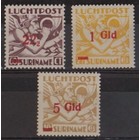 NVPH - LP  24-26, Luchtpost zegels (Suriname), Uitgegeven in het jaar:  1945, Postfris (MNH)