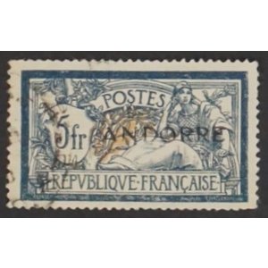 Frans Andorra - Mi.   21 - Gestempeld