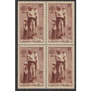 France - Mi.  462 - Bloc de 4 - Mint