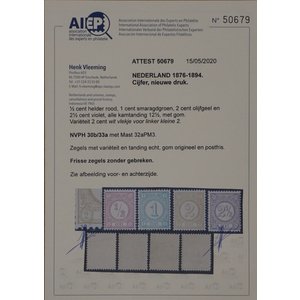 NVPH:   30.a-33.a - Niederlande - Briefmarke