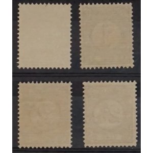 Netherlands NVPH.   30b-33a  -**-, with certificate and plate error