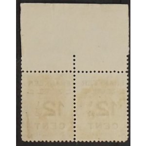 Suriname - NVPH.  132-132P  -*-, Horizontal pair with tab.