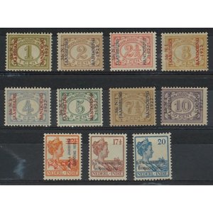 Dutch East Indies - NVPH.  149-159  -*-, Jaarbeurs Bandoeng