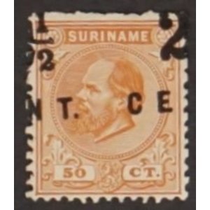 NVPH -    21.Ca, Briefmarke (Surinam), Ausgegeben im Jahr:  1892, Gestempelt (U)