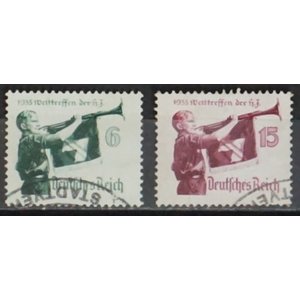 German Empire - Mi.  584-585  -o-