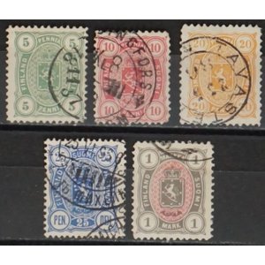 Finlande  - Mi.  20-24  -o-