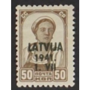 Latvia - Mi.  D.B.6  -*-