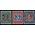 Bonds Republiek Duitsland Mi.  113-115  -o-