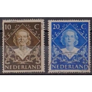 NVPH -   506-507, Postage stamps (Netherlands), Issued in the year:  1948, Used (U)