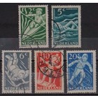 NVPH -   508-512, Postage stamps (Netherlands), Issued in the year:  1948, Used (U) -