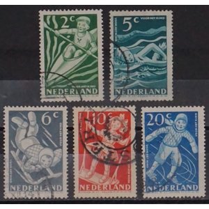 NVPH -   508-512, Timbres (Pays-Bas), Émis de l'année:  1948, Oblitéré (U)