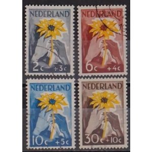NVPH -   538-541, Timbres (Pays-Bas), Émis de l'année:  1949, Oblitéré (U)