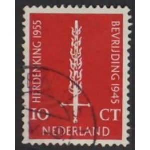 NVPH -   660, Timbre (Pays-Bas), Émis de l'année:  1955, Oblitéré (U)