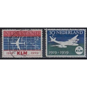 NVPH -   729-730, Postzegels (Nederland), Uitgegeven in het jaar:  1959, Gestempeld (U)