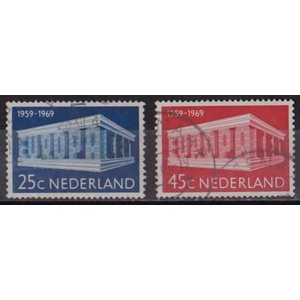 NVPH -   925-926, Briefmarken (Niederlande), Ausgegeben im Jahr:  1969, Gestempelt (U)
