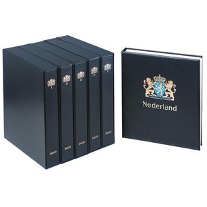 Album -   Pays-Bas, Période 2021-2025 - Partie  VIII - type DeLuxe - feuilles et boite de protection - Bleu - Davo (2 Trous)