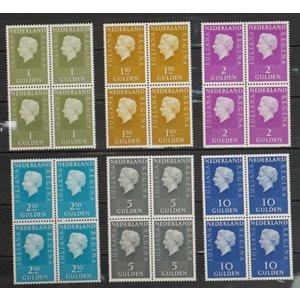 NVPH -   952b-958b, Timbres (Pays-Bas), Émis de l'année:  1981, Neuf sans Charnière (MNH) - Phosphore  - Bloc van 4