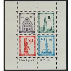 Zone Française - Mi.  Fr.Z.Bl.41A  -**-