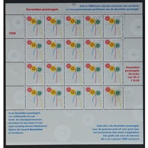 NVPH -  1419, Sheetlet (Netherlands), Issued in the year:  1988, Mint Not Hinghed (MNH)