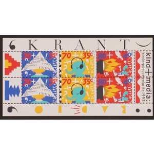 NVPH -  1578, Block (Netherlands), Issued in the year:  1993, Mint Not Hinghed (MNH)
