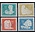 German Democratic Republic Mi.  256-259  -*-