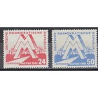 German Democratic Republic Mi.  282-283  -*-