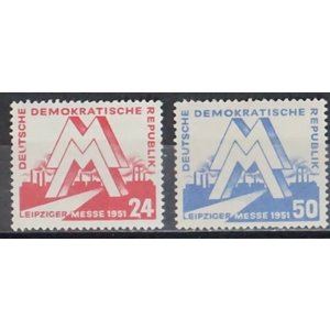 Duitse Democratische Republiek - Mi.  282-283  -*-