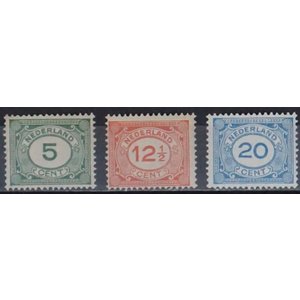 NVPH -   107-109, Briefmarken (Niederlande), Ausgegeben in den Jahren:  1921-1922, Postfrisch (MNH)