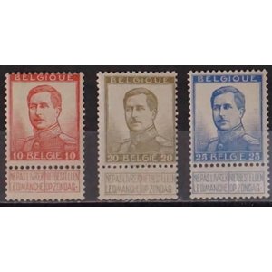 Belgique - OBP.  123-125  -**-