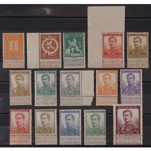 Belgique - OBP.  108-122  -**-