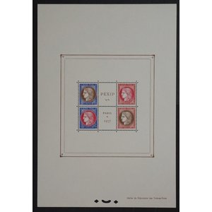 Frankrijk - Mi. B.  3 - Blok - Postfris