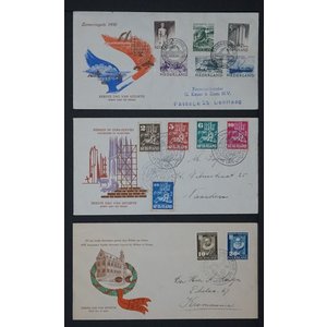 Collection FDC Netherlands in 7 Importa albums, 1950 till 2020.