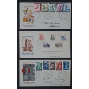 Verzameling FDC Nederland in 7 Importa albums, 1950 t/m 2020.