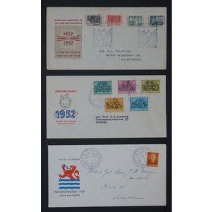 Collection FDC Netherlands in 7 Importa albums, 1950 till 2020.